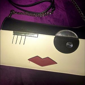 Lips & Lashes Crossbody Bag